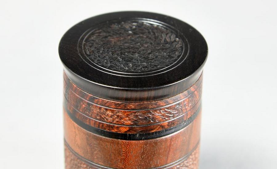 Cocobolot Ebony Threaded Box Top